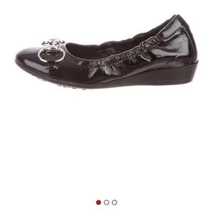 last price !!! gucci toddler horsebit ballerina leather shoes